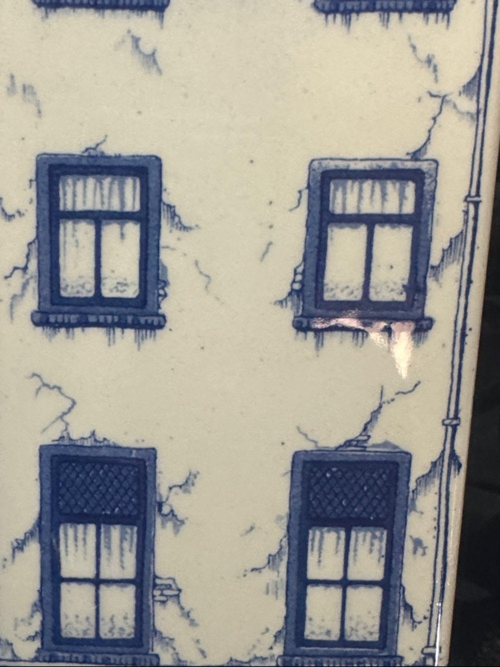 Vintage Blue and White Delft-blue 1705-9 house made in holland - Picture 9 of 10